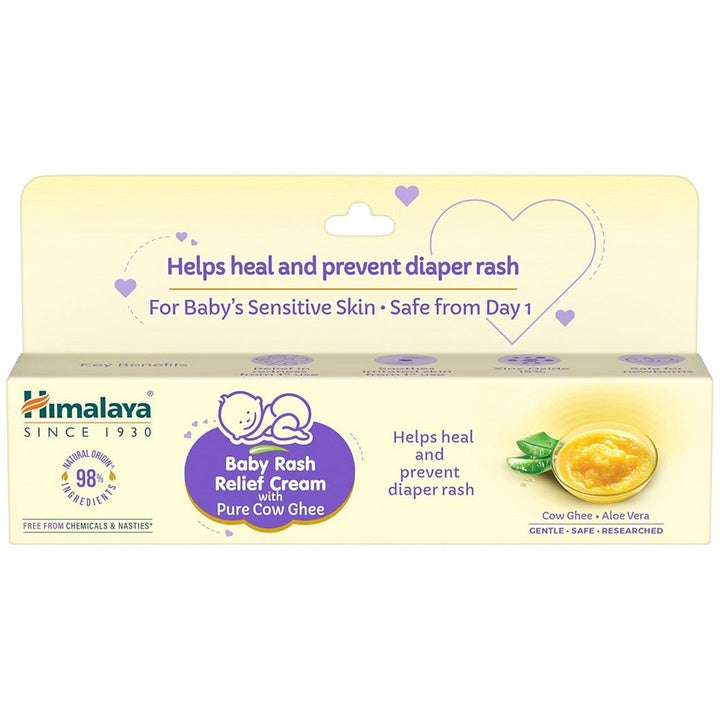 Himalaya Baby Rash Relief Cream With Pure Cow Ghee & Aloe Vera - 20g