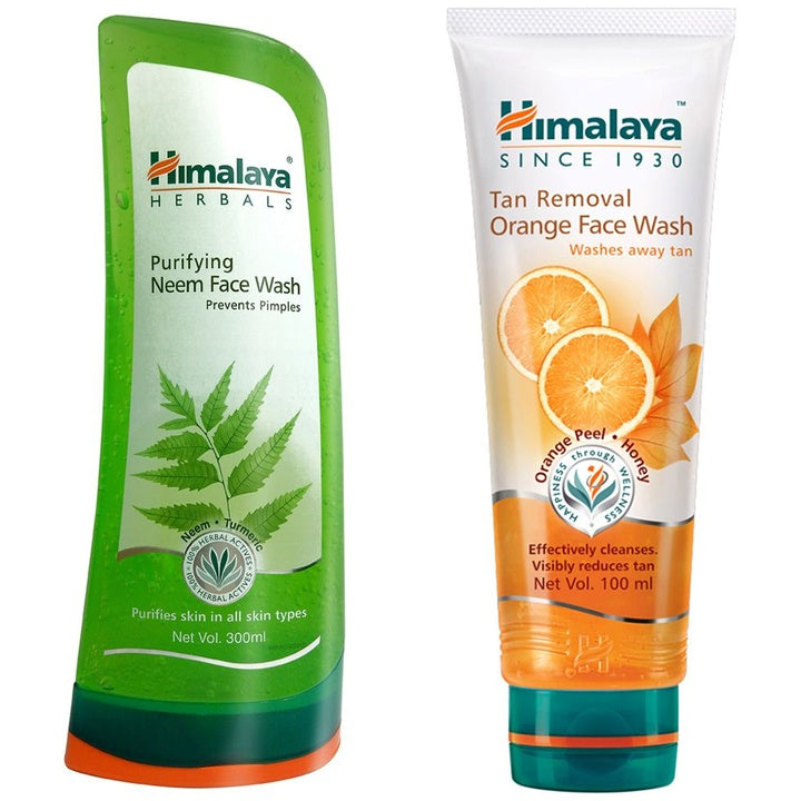 Himalaya Set of 2 Facewash - Purifying Neem & Tan Removal Orange