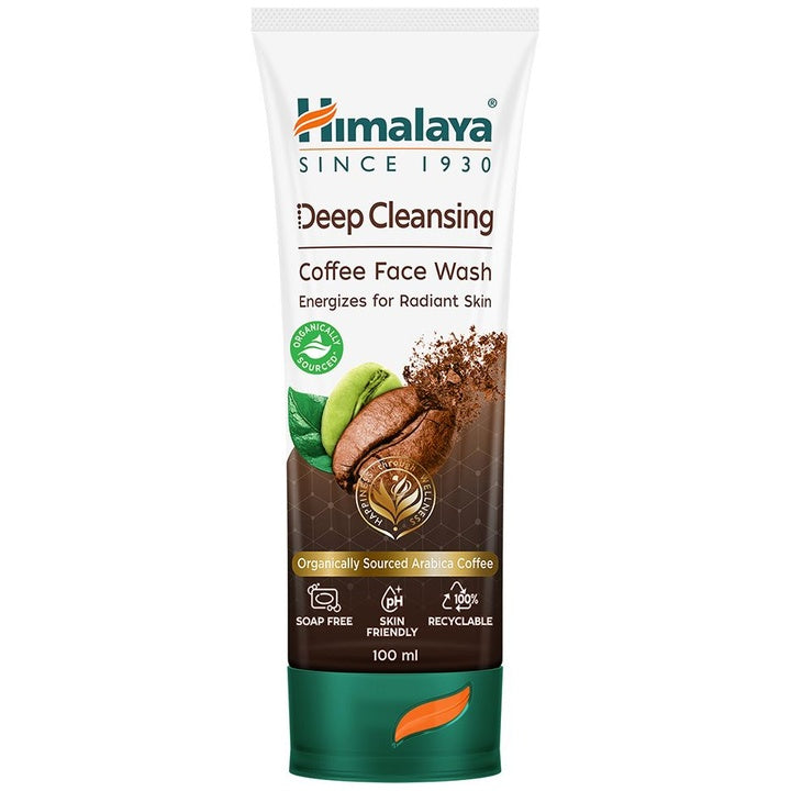 Himalaya Deep Cleansing Coffee Face Wash Energizes For Radiant Skin - 100ml
