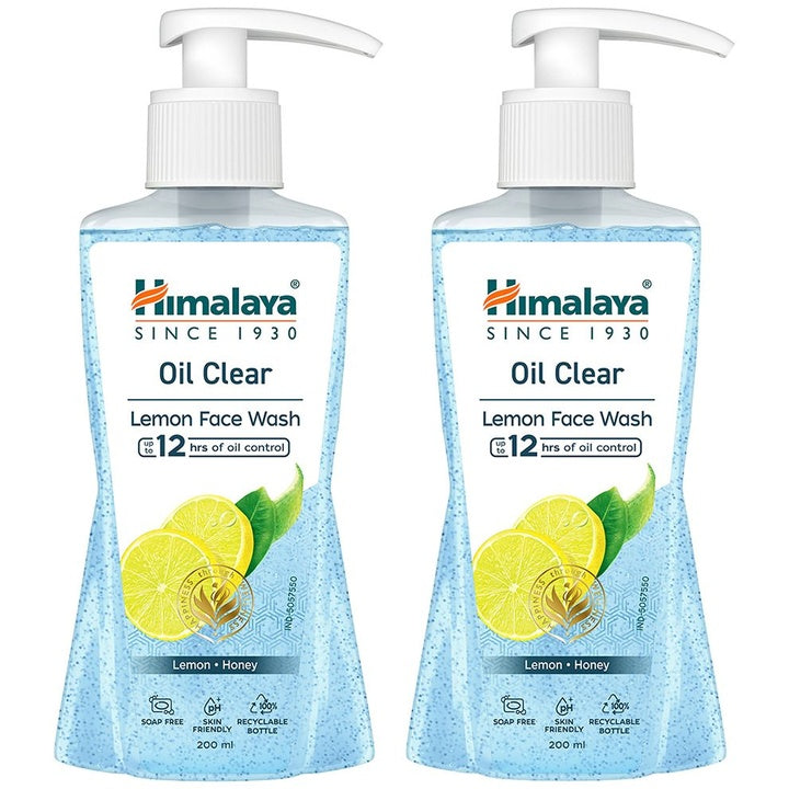 Himalaya Set of 2 Oil Clear Lemon Face Wash with Honey - 200 ml each
