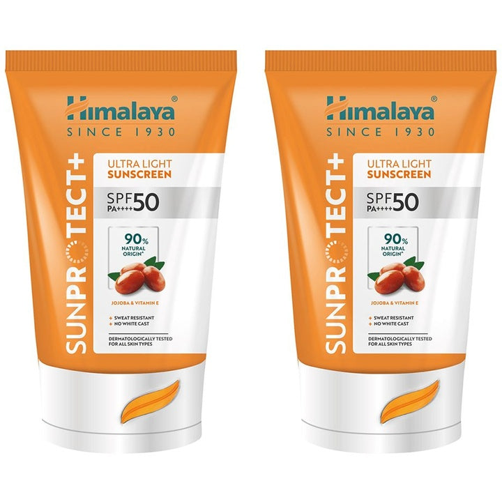 Himalaya Set Of 2 SunProtect+ Ultra-Light Sunscreen Cream With SPF50 - 30g Each