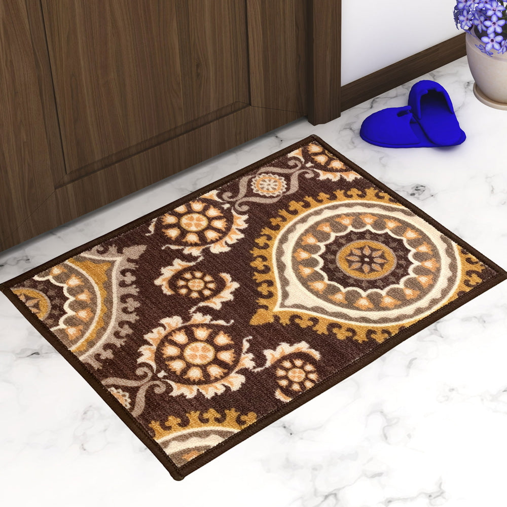 Athom Living Contemporary Door Mat (13) - 37 X 57cm - Brown