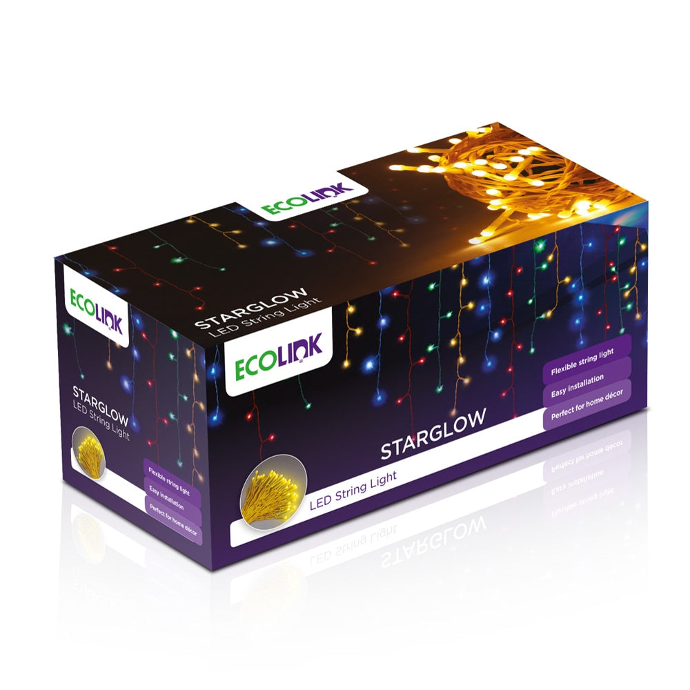 EcoLink StarGlow LED String Light (White) - 9 Meter - 1 U