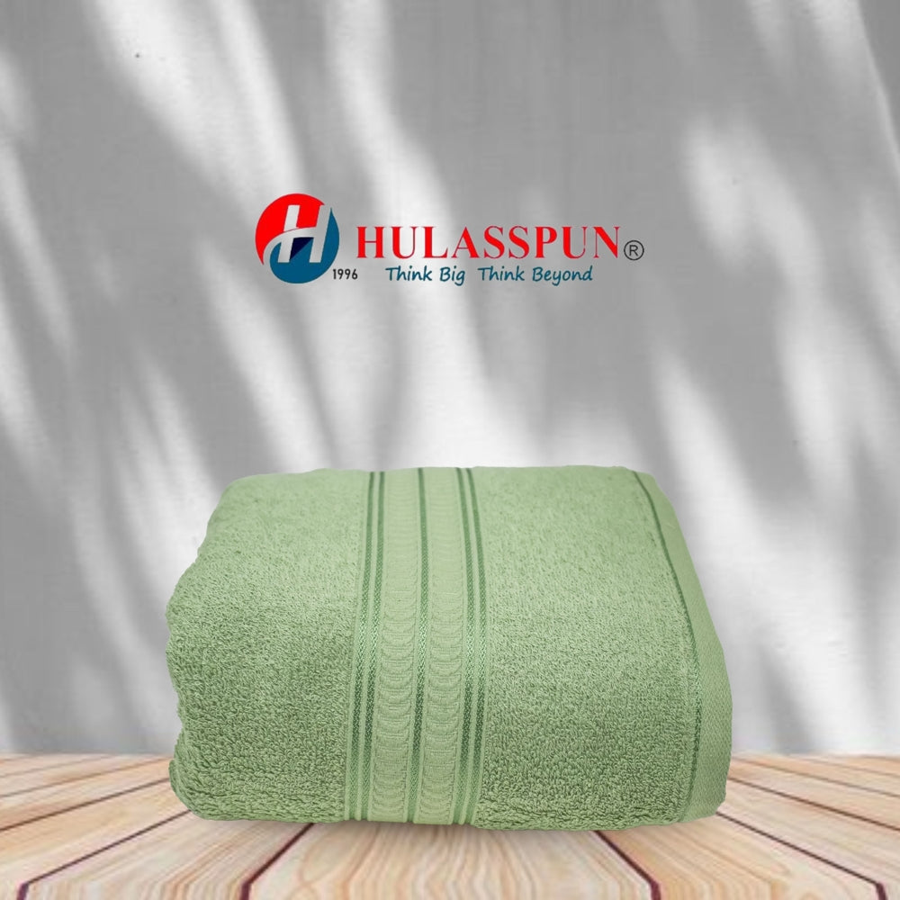 Hulasspun Aster Bath Towel GSM 410 - 70x140 cm (Green) - 1 U