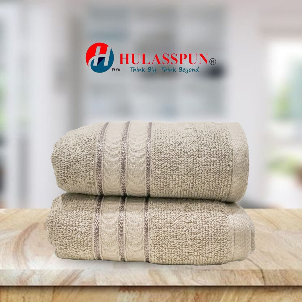 Hulasspun Aster Hand Towel GSM 420 - 40x60 cm (Coffee) Set of 2 - 1 U