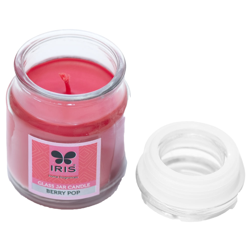 Iris Yankee Glass Jar Candle Berry Pop - 1 U