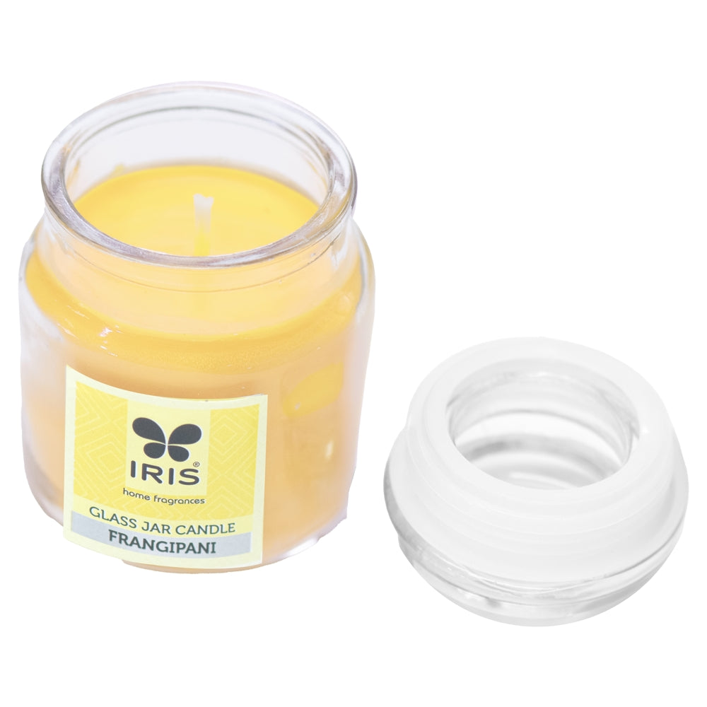 Iris Yankee Glass Jar Candle Frangipani - 1 U