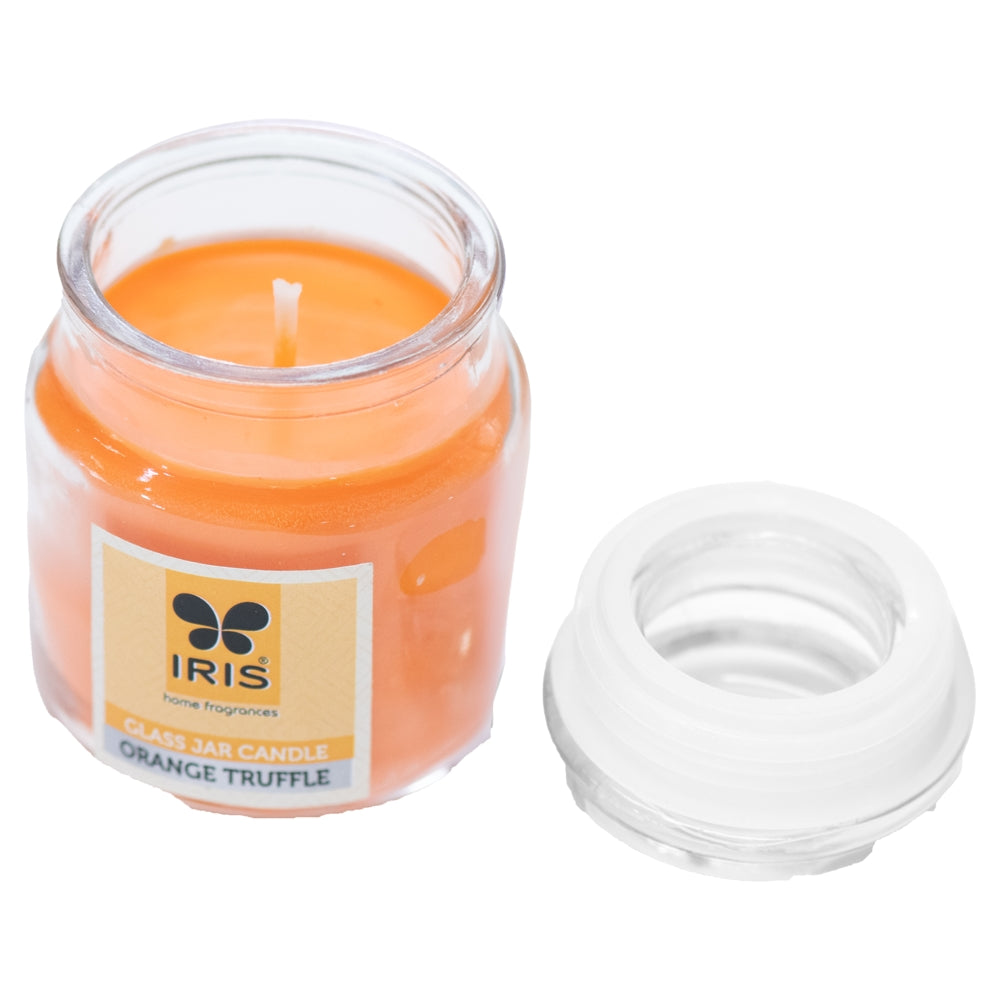 Iris Yankee Glass Jar Candle Orange Truffle - 1 U