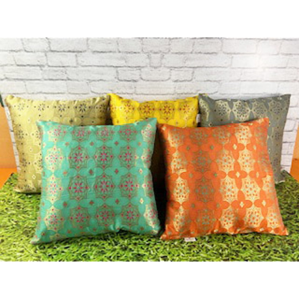 Pink Parrot Polyester Cushion Cover (D3) - 40X40cm - 5 Units - 1 U