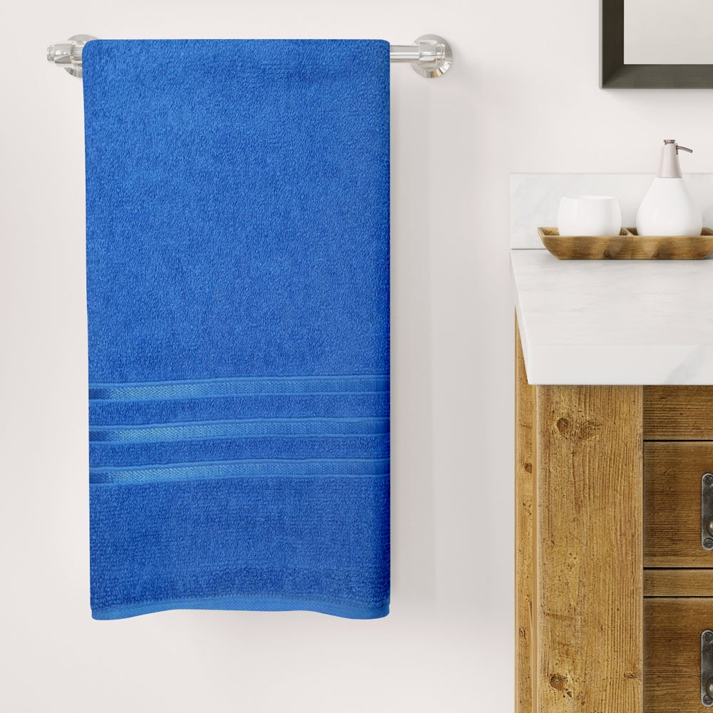 Trident Home Elegance Cl Bath Towel 400 Gsm (Ocean Blue) 70 x 140 cm - 1 Unit
