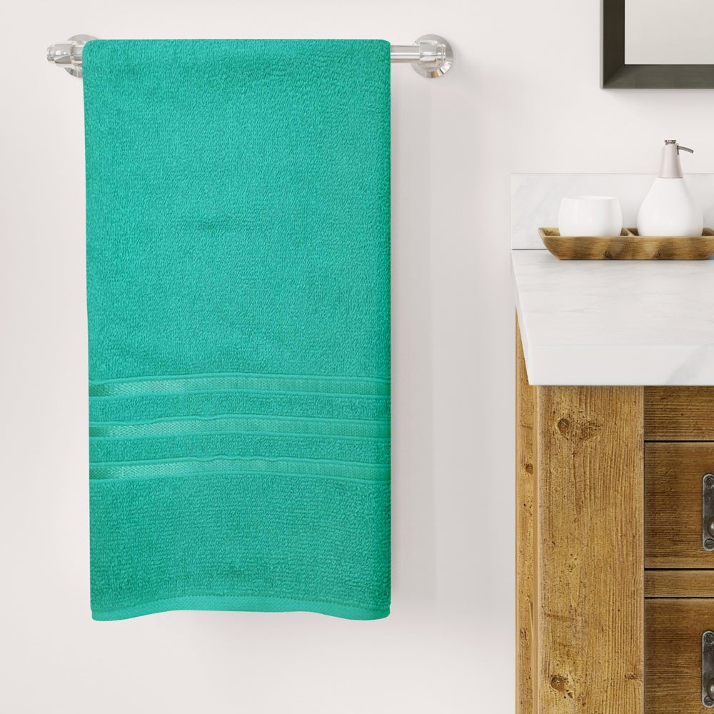 Trident Home Elegance Cl Bath Towel 400 Gsm (Sea Green) 70 x 140 cm - 1 Unit
