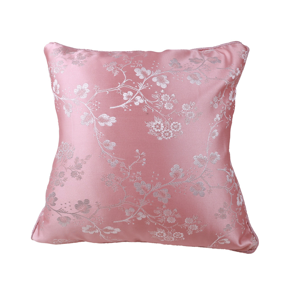 VAA Petal Dance Jacquard Holland Cushion Cover D39 (Pink) - 40x40 CM - 1 U