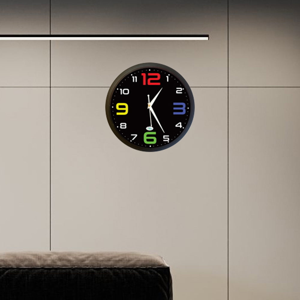 Vireo 11 inches Wall Clock - Black - 1 U