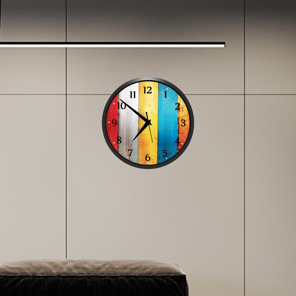 Vireo 11 inches Wall Clock - Multicolour - 1 U