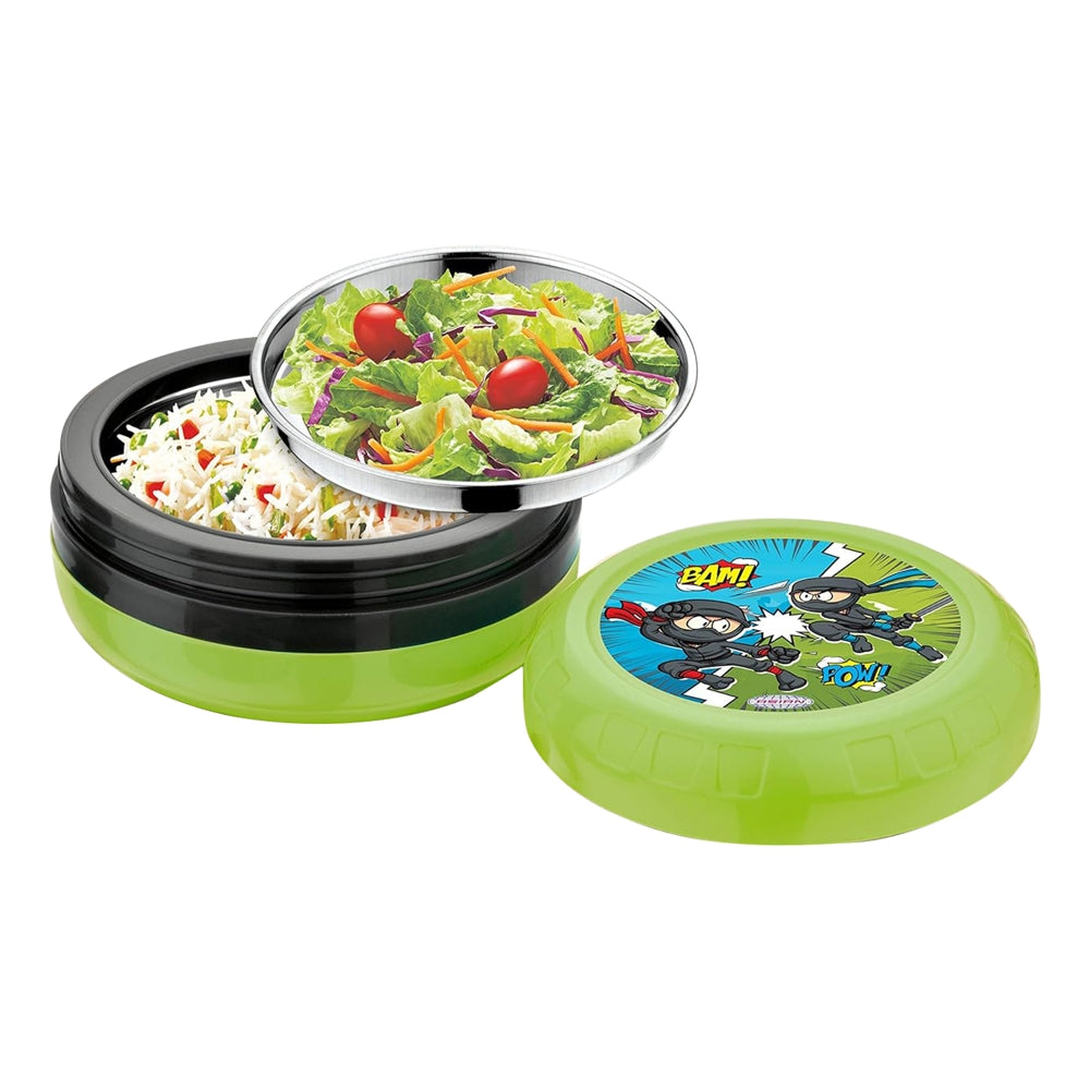 Asian Orbit Kidz Insulated Lunch Box - Green - 400 ml
