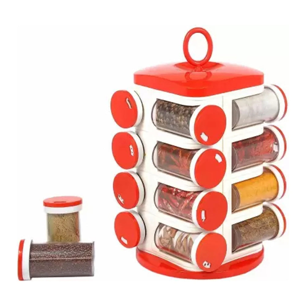 Beezy Plastic Spice Rack Set - 16 Piece - 1 U