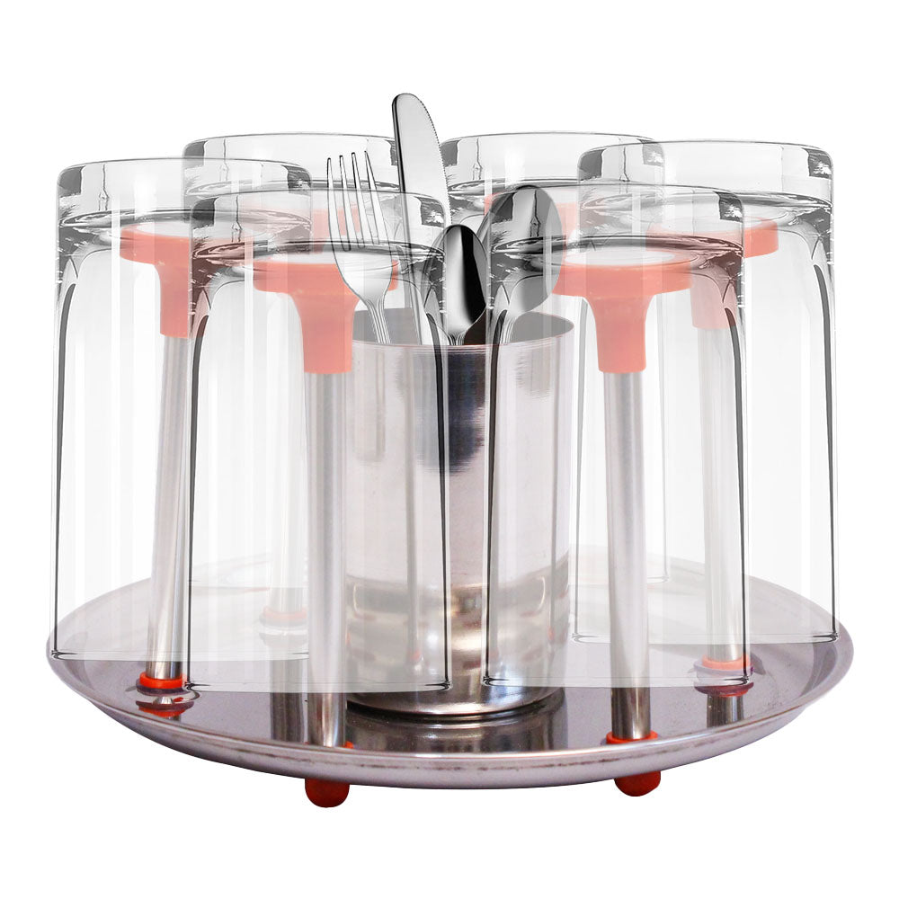 Beezy Stainless Steel Juicy Glass Stand - 1 U