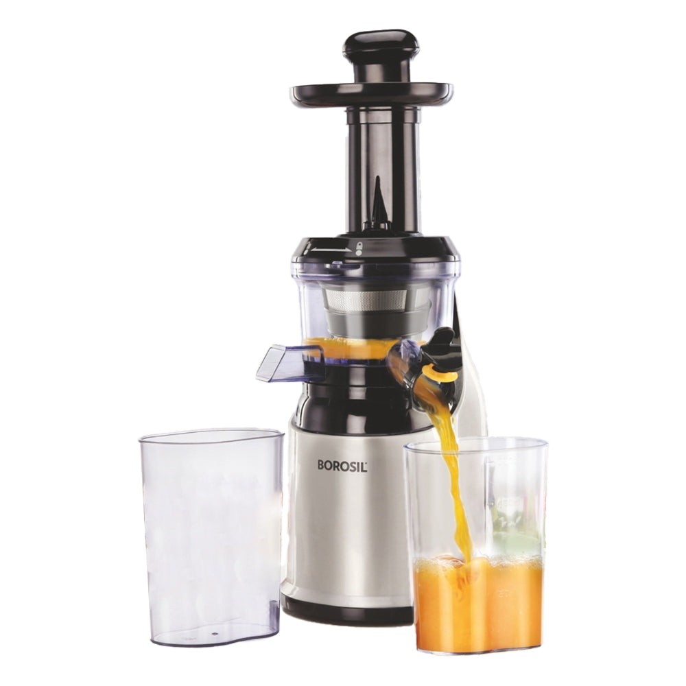 Borosil Health Pro Slow Juicer 200 W - Black (600 ml) - 1 U