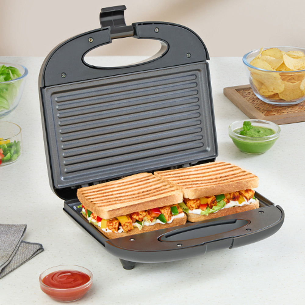 Borosil Klassy Electric Sandwich Grill - 800 W - 1 Unit
