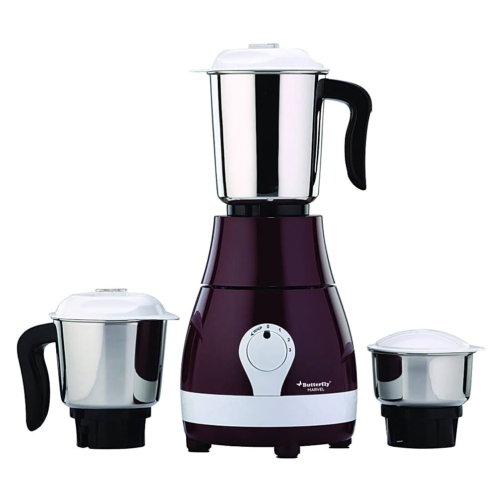 Butterfly Marvel Plus Mixer Grinder (3 Jars) - 750 W - 1 U