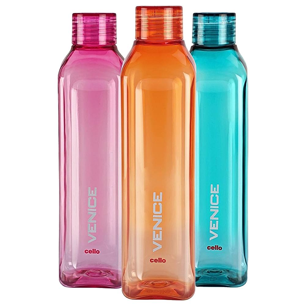 Cello Venice Plastic Water Bottle (Assorted) - 1 Litre - 1 U