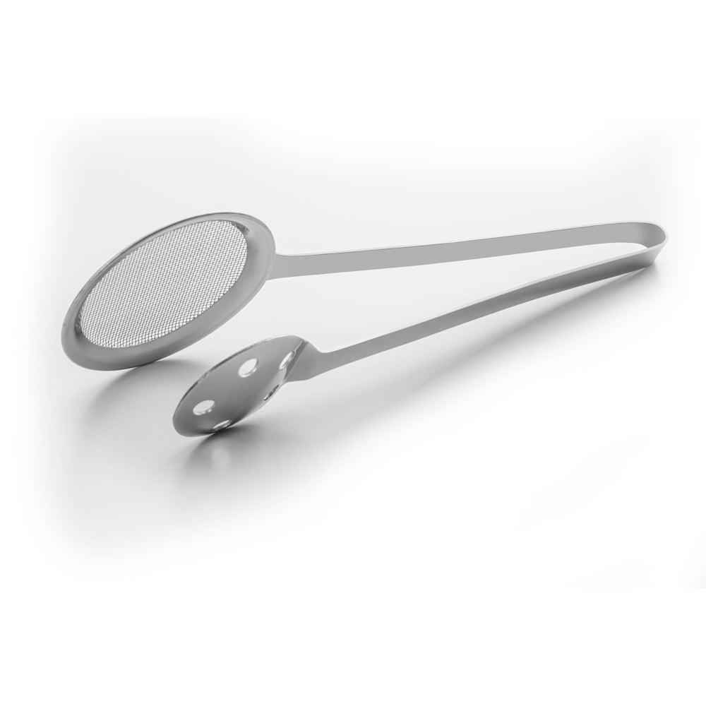 Elephant Stainless Steel Oil Frying Strainer & Serving Tong - 1 U