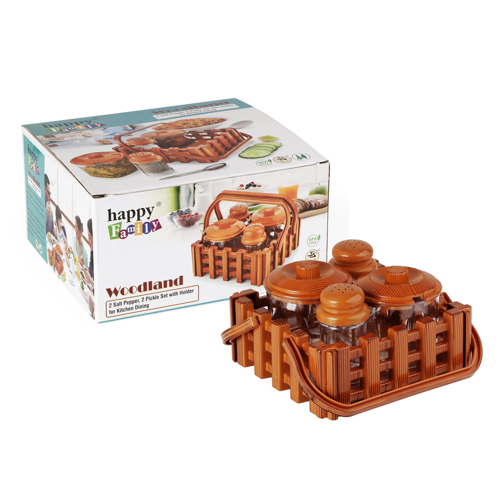 Happy Family Woodland Multi Utility Set (Wood Colour ) - 1 U