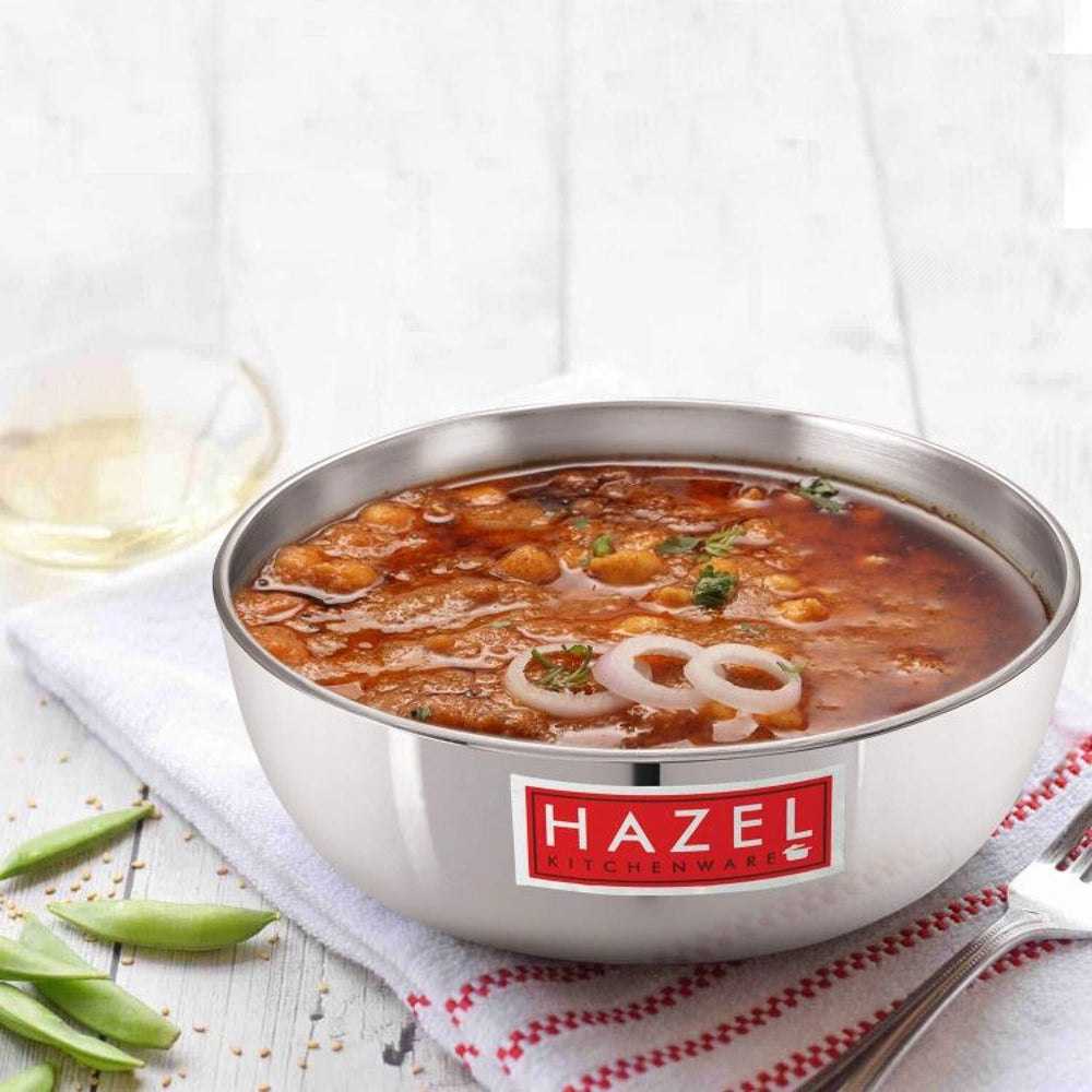 HAZEL Aluminium Kadhai Cookware Tasra - 500 ml - 1 U