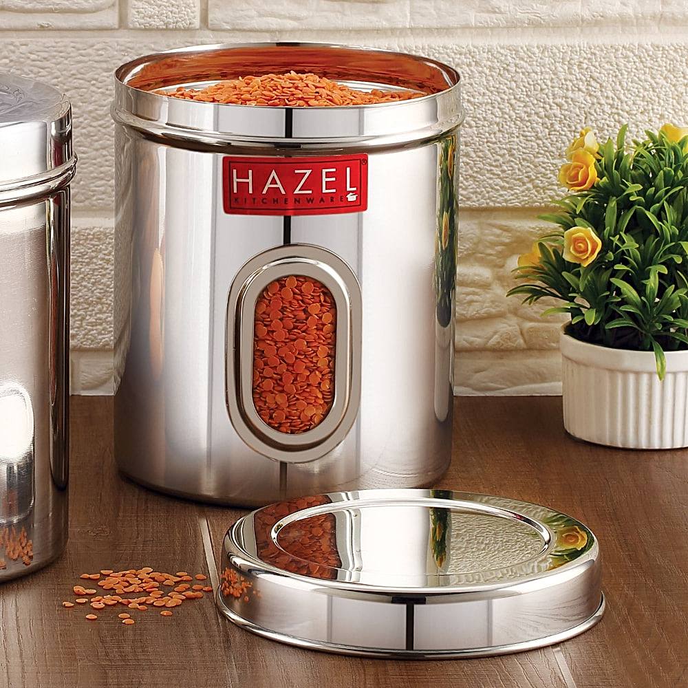 HAZEL Stainless Steel Container - 1000 ml - 1 U