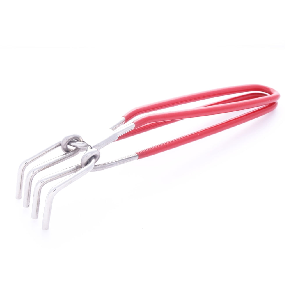 Indigo Metalware Stainless Steel Wire Pakad - Red Wire - 25 cm - 1 U