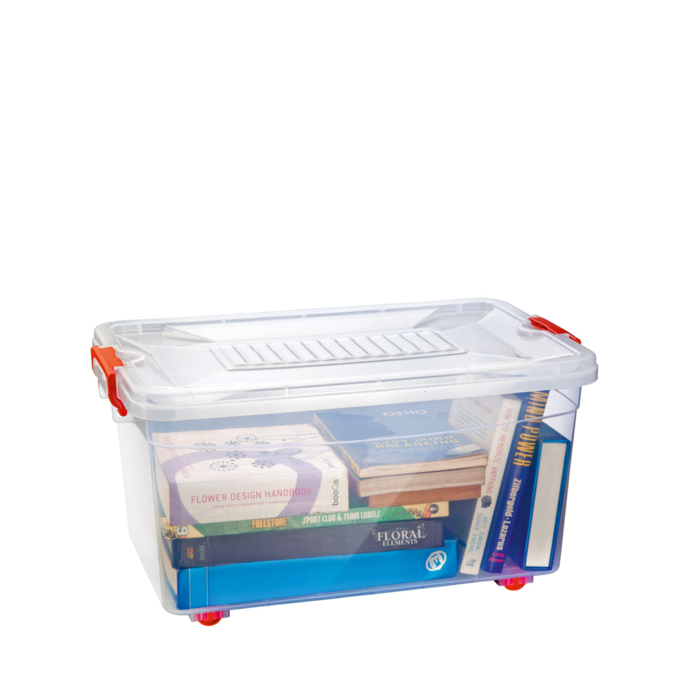 Joyo Roller Plastic Storage Container With Wheels - 30 L - 1 U
