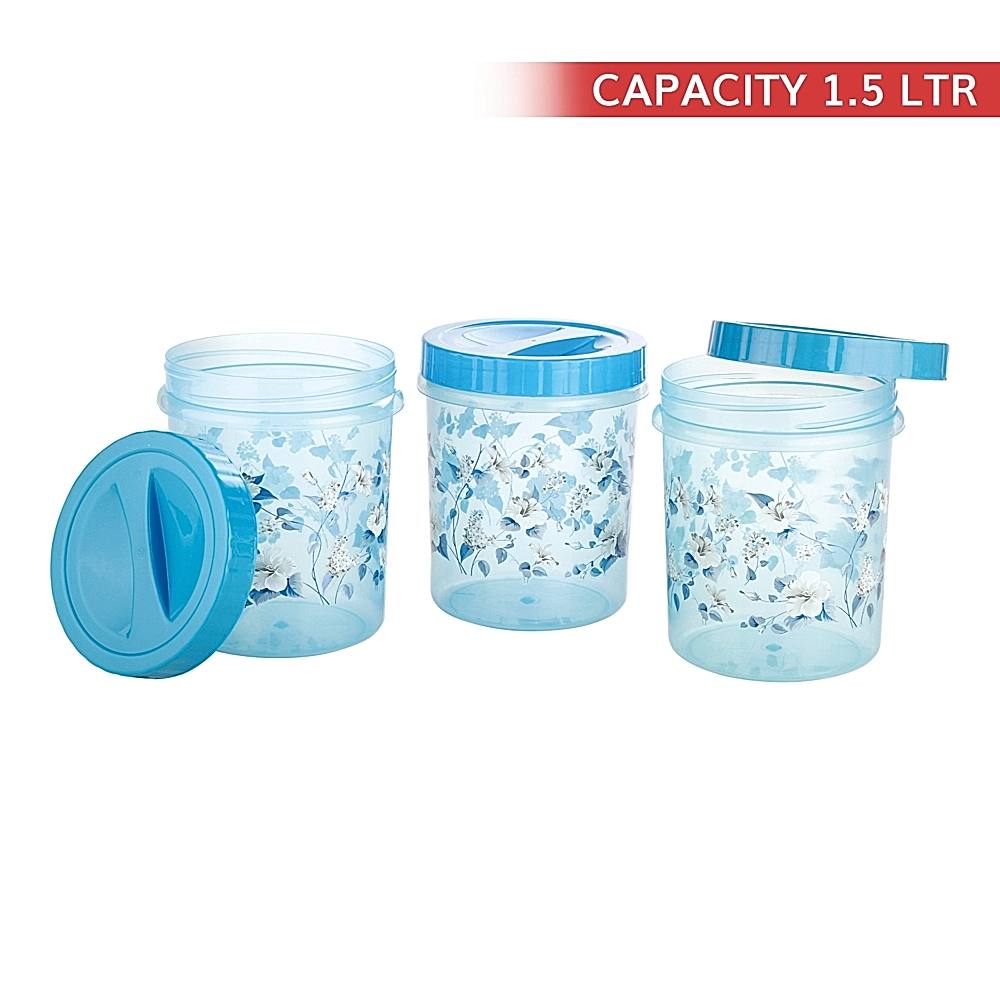 Joyo Spacio Container (German Blue) 1.5 L - Set Of 3 - 3 U