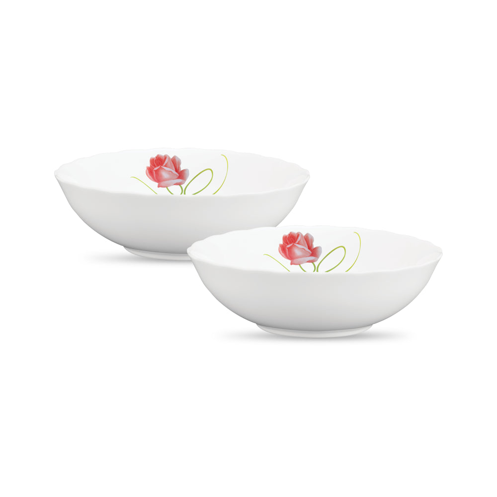 La Opala Dainty Swirls Multiutility Bowl (575 ml) - Set Of 2 - 1 Unit