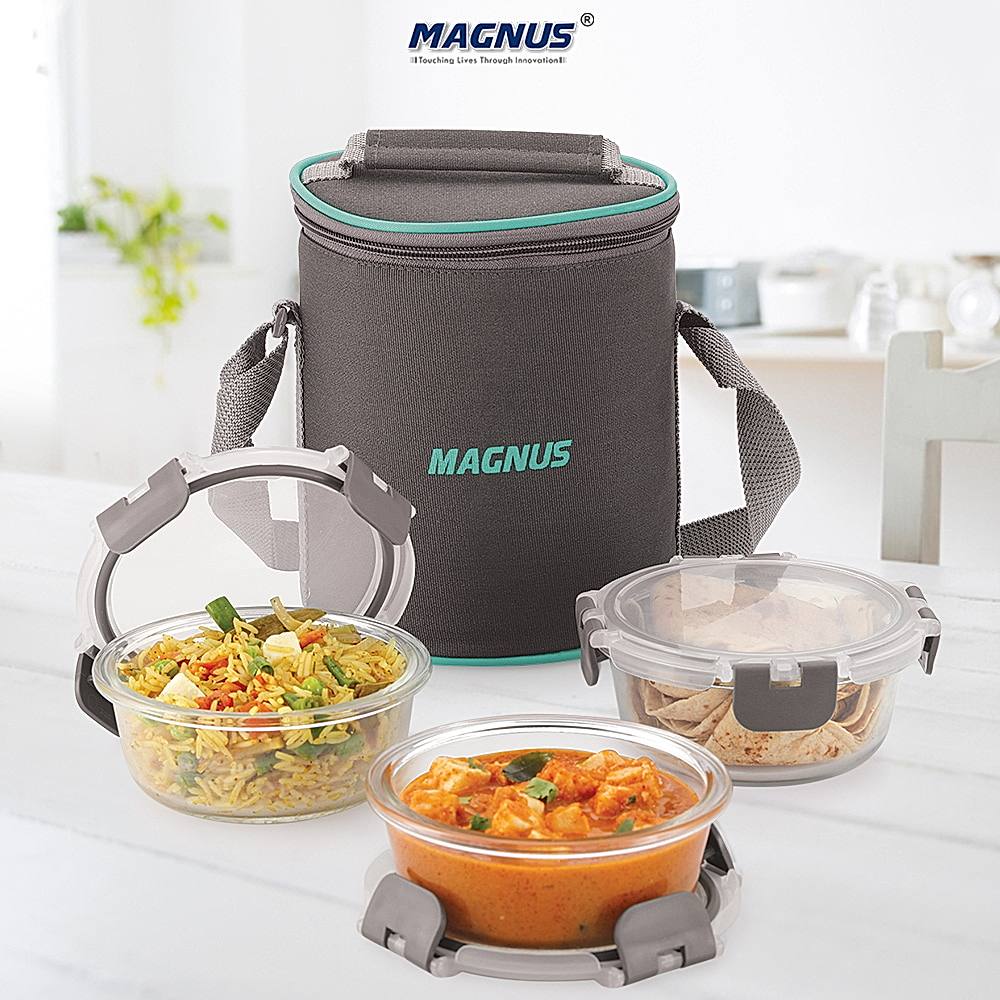 Magnus Glock Solid 3 Glass Lunch Box - 400 ml - 1 U