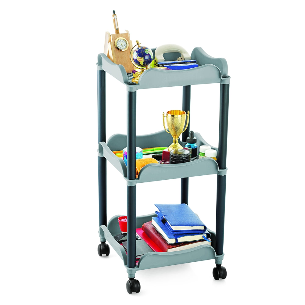 Mastercook Cuba 3 Layer Storage Rack - Grey - 1 U