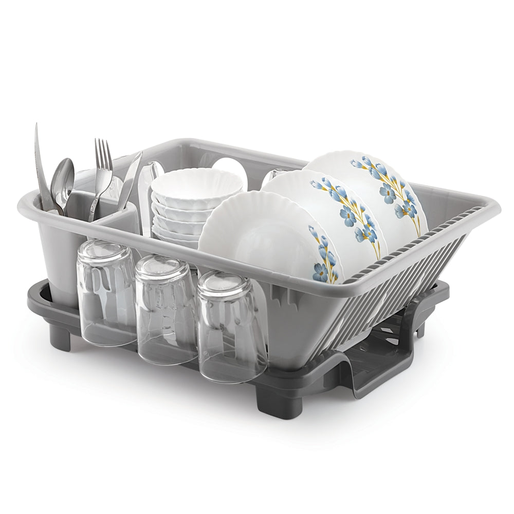 Mastercook Multipurpose Kitchen Rack With Drainer - Grey - 1 U