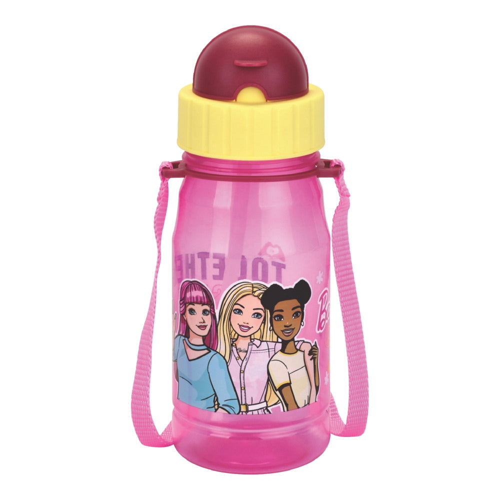 Pratap Barbie Kids Water Bottle D1 (Pink) - 1 U