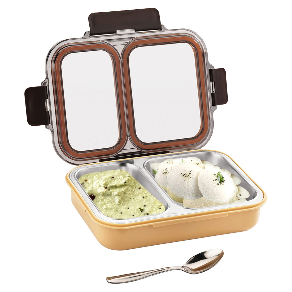 Pratap Ceelik Duo Insulated Lunch Box With Spoon - 680 ml - 1 U