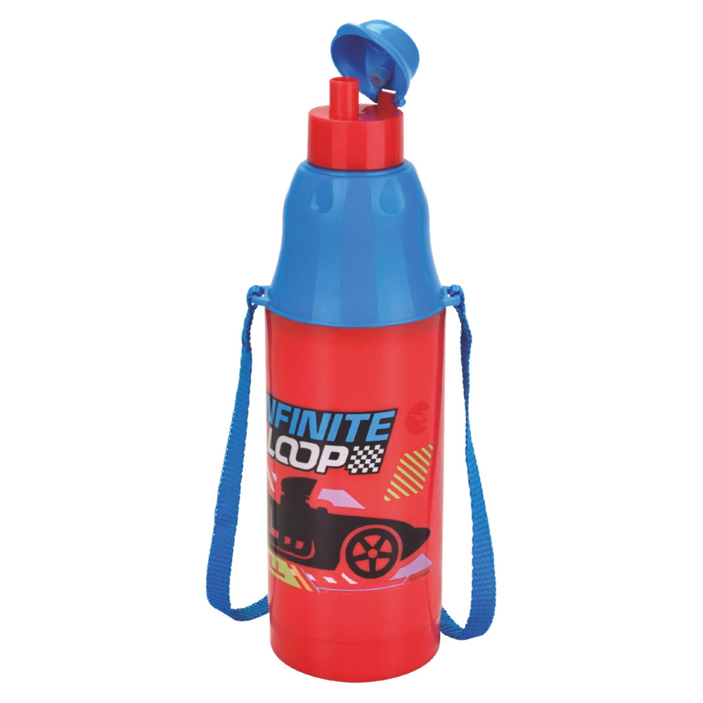 Pratap Hot Wheels Kids Water Bottle D2 (Red) - 1 U