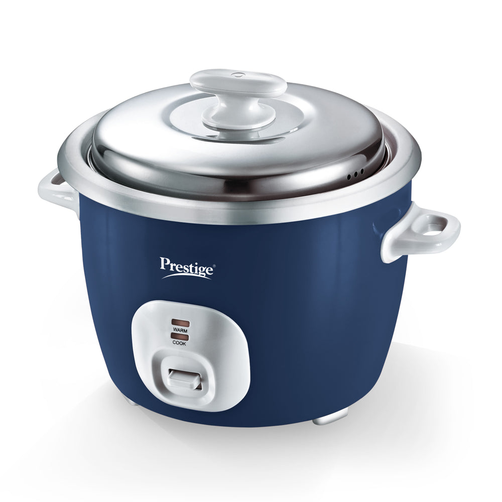 Prestige Cute Electric Rice Cooker + 2 Stainless Steel Cooking Pan - 700 W - 1 U