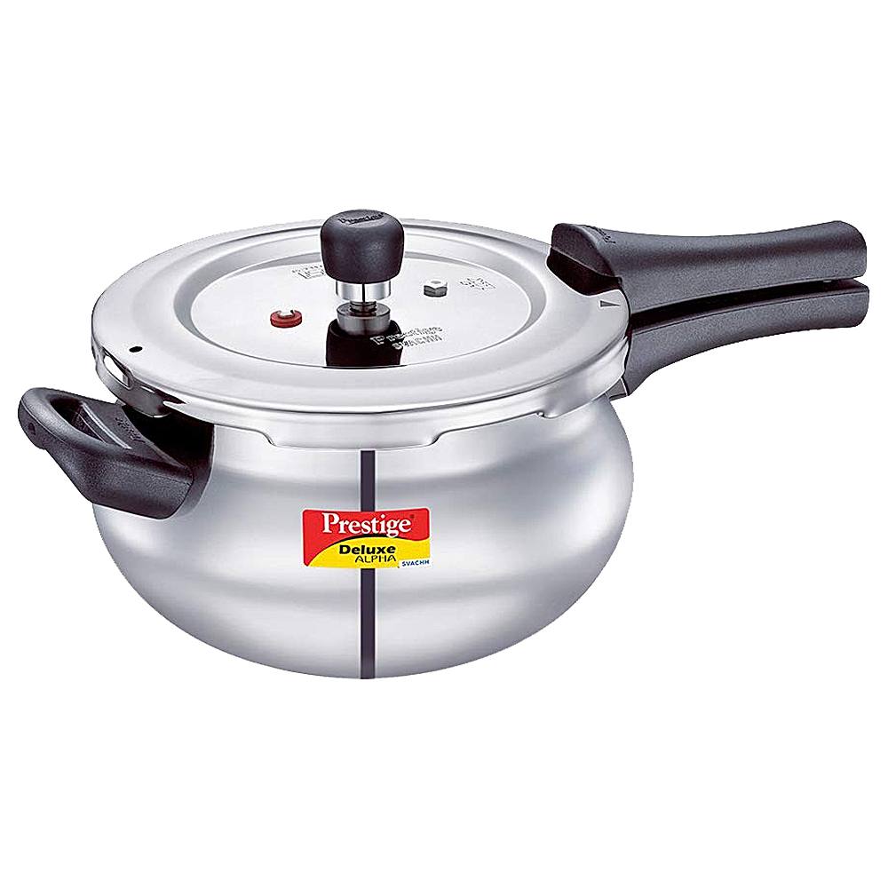 Prestige Deluxe Alpha Svachh Outer Lid Pressure Cooker Handi - 3 L - 1 U