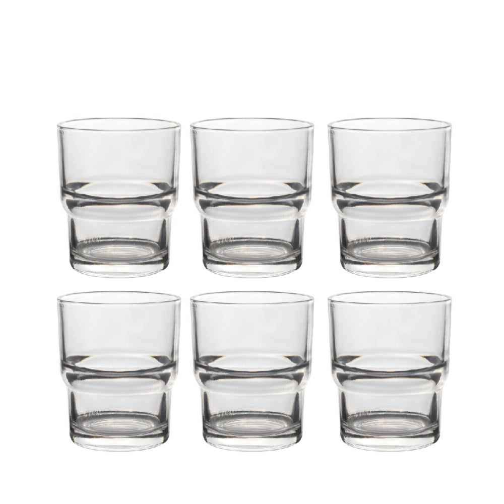 Sanjeev Kapoor Stack Juice Glass (185 ml) - Set Of 6 - 1 Unit