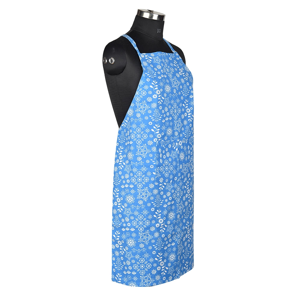 Sevenstar Cotton Kitchen Apron - Blue - 1 U