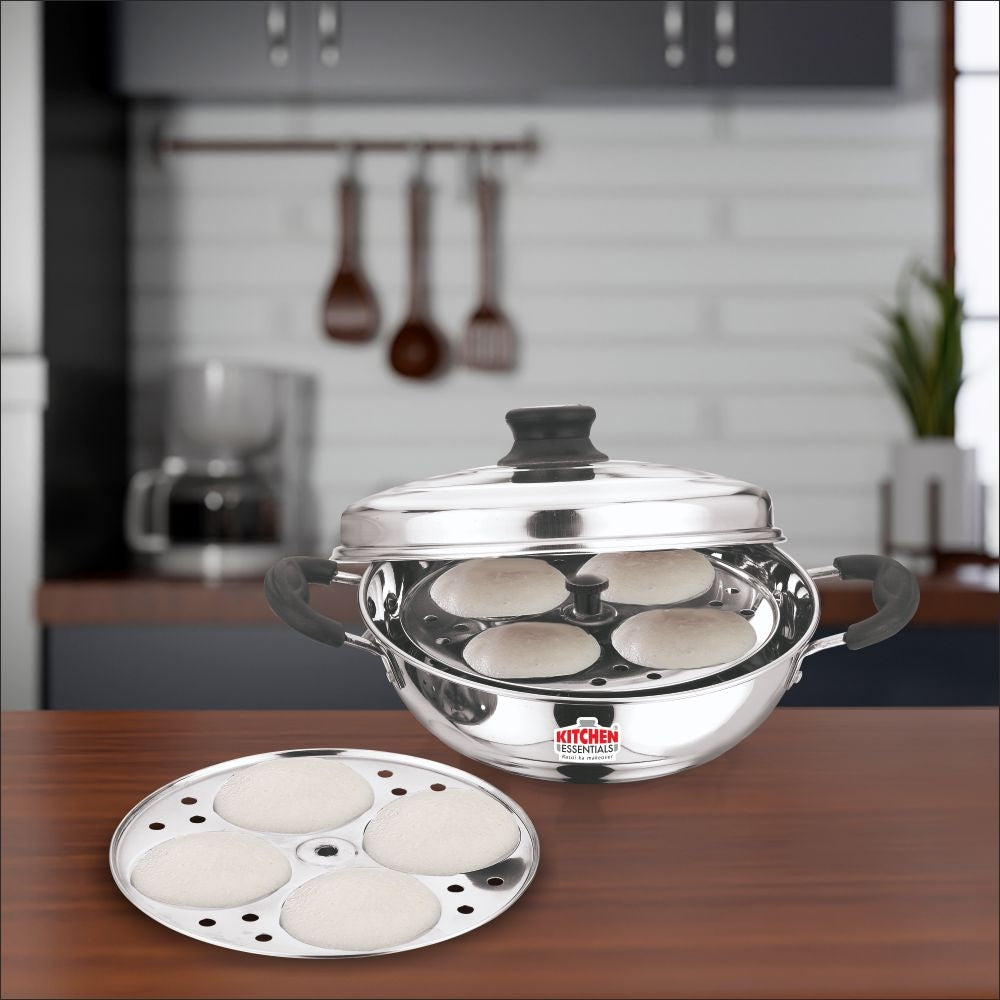Stainless Steel Idli Maker with Lid - 1 U