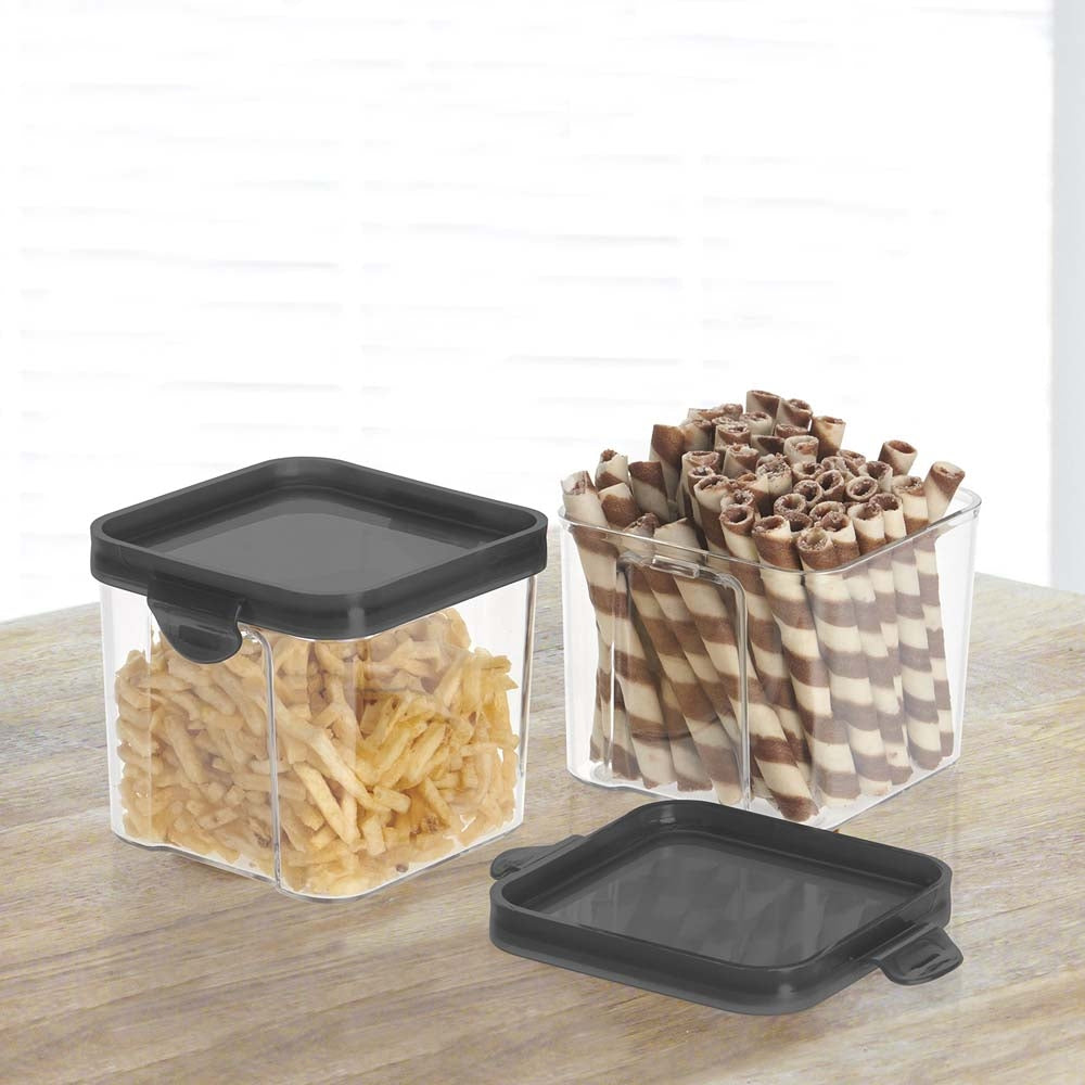 Steelo So Fresh Stack Plastic Container (700 ml) - Set Of 2 - 1 Unit