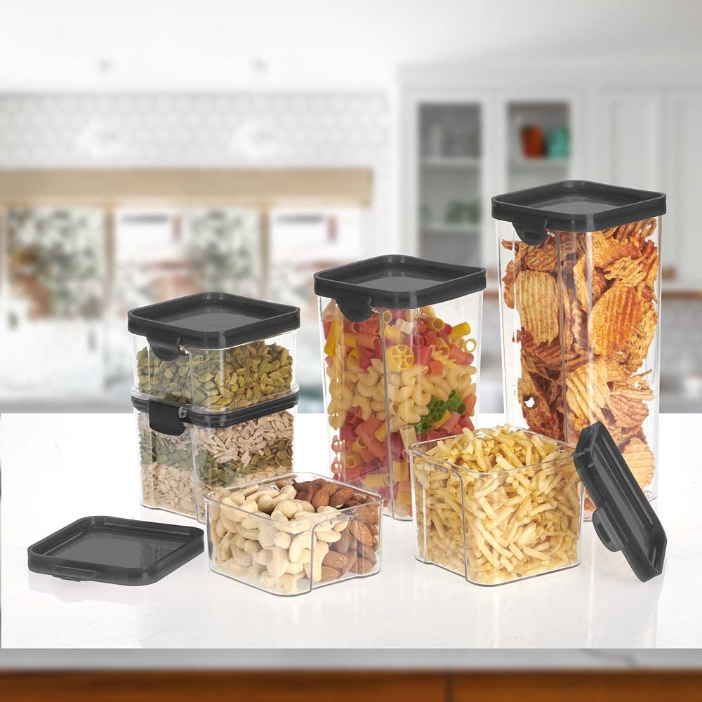 Steelo So Fresh Stack Plastic Container D2 6 Pieces - 1 U