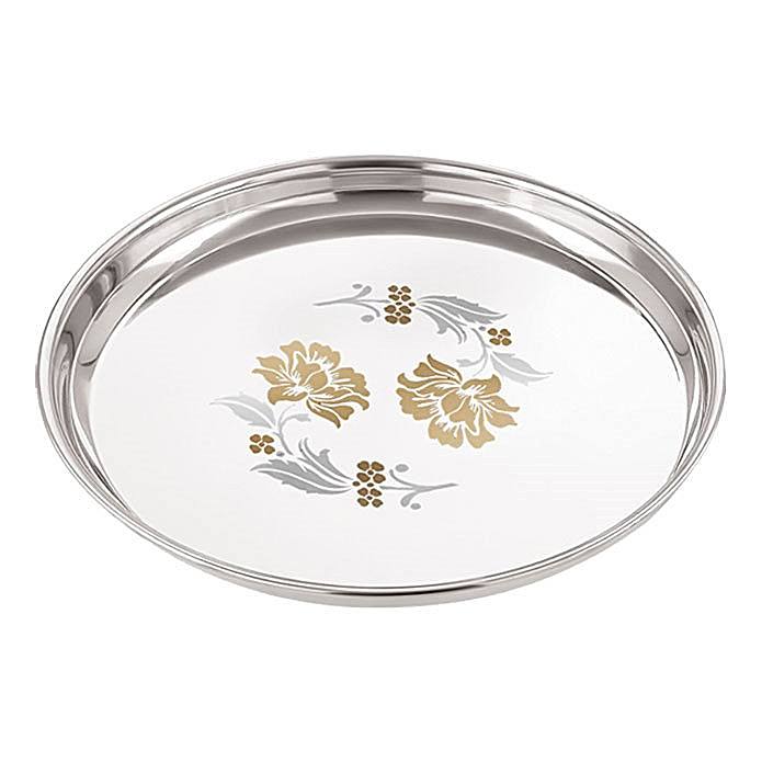 Veer Steel Promo Thali (13 Inches) - 1 U
