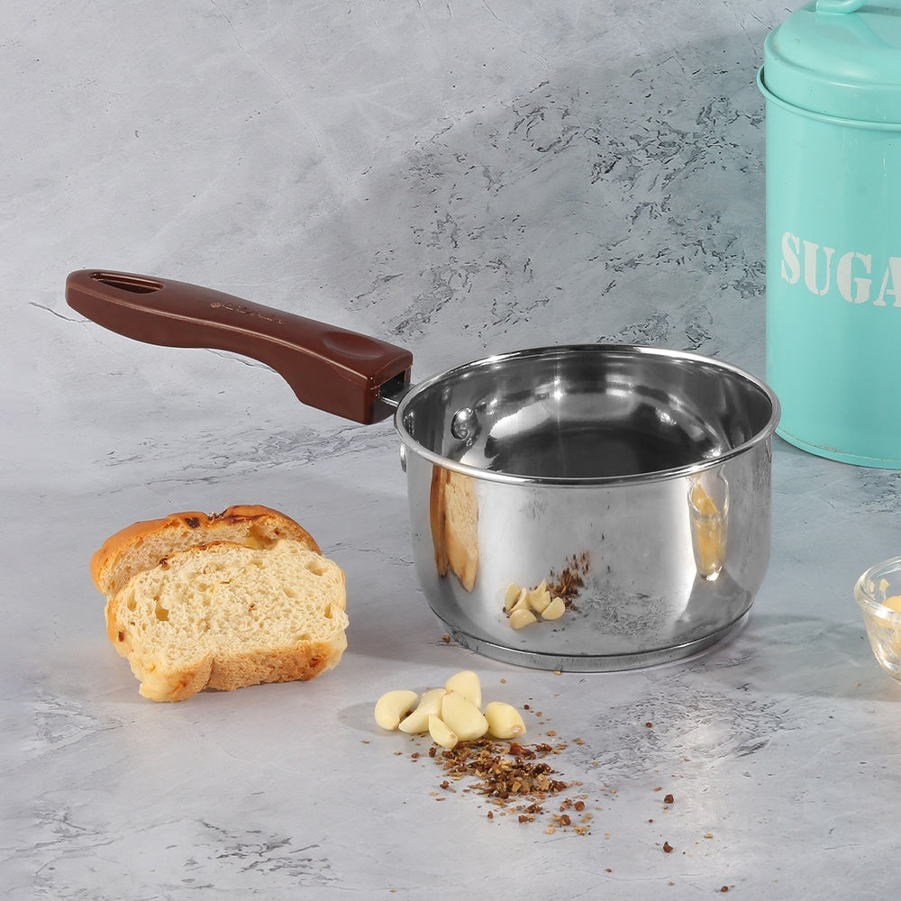 Vinod Stainless Steel Capsule Bottom Saucepan - 1.4 L