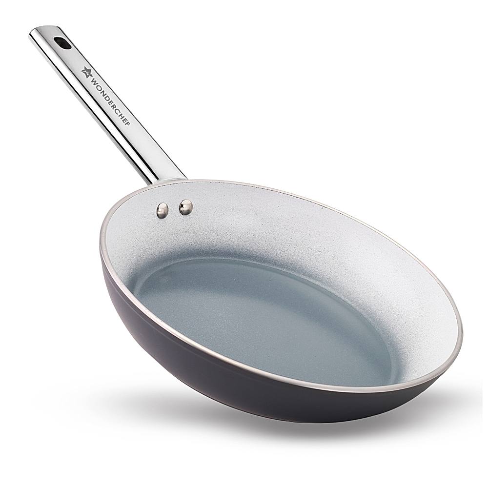 Wonderchef Eco-Glide Ceramic Coated Fry Pan (Grey) - 24Cm - 1 Unit