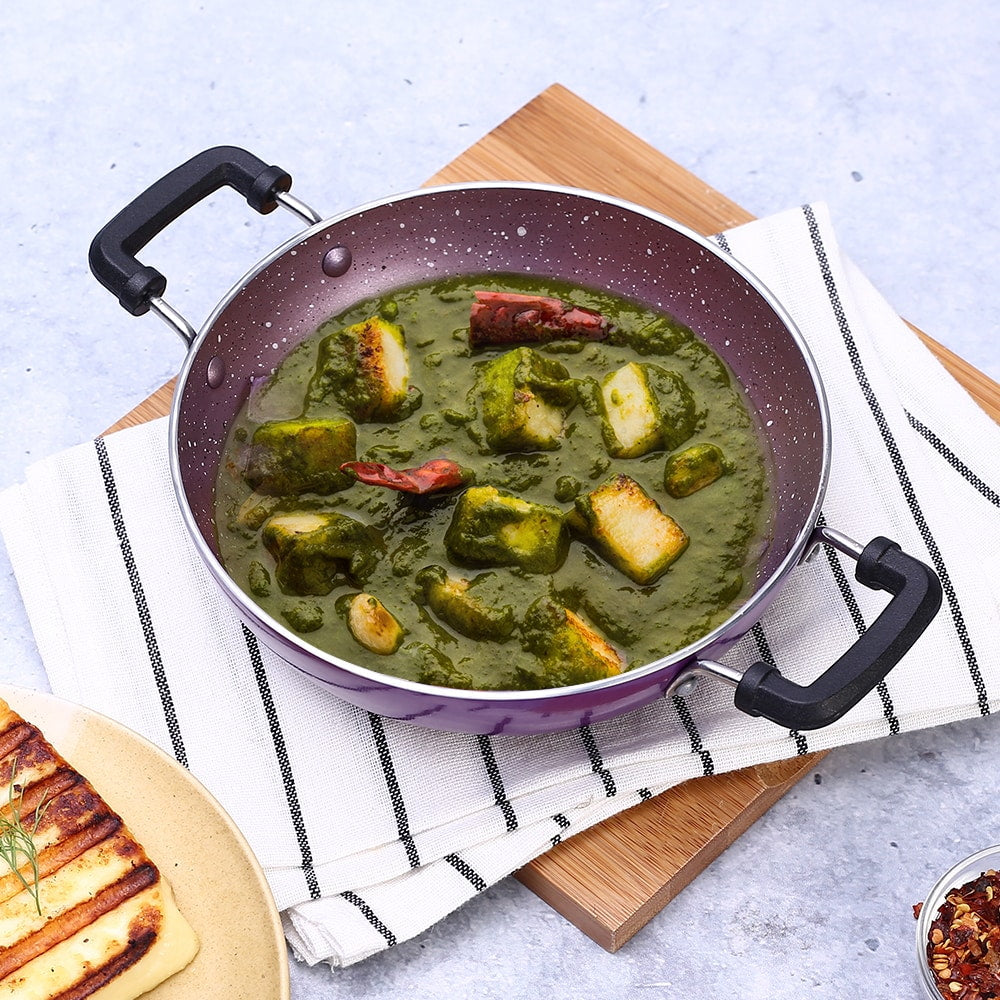 Wonderchef Venice Mini Kadhai - Purple (16 cm) - 1 L